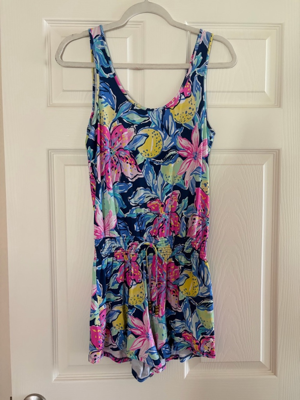 Lilly Pulitzer Sleeveless  Floral Print Romper Size Small